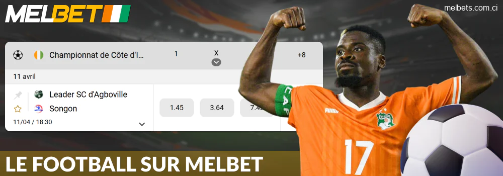 Parier sur le football avec Melbet CI